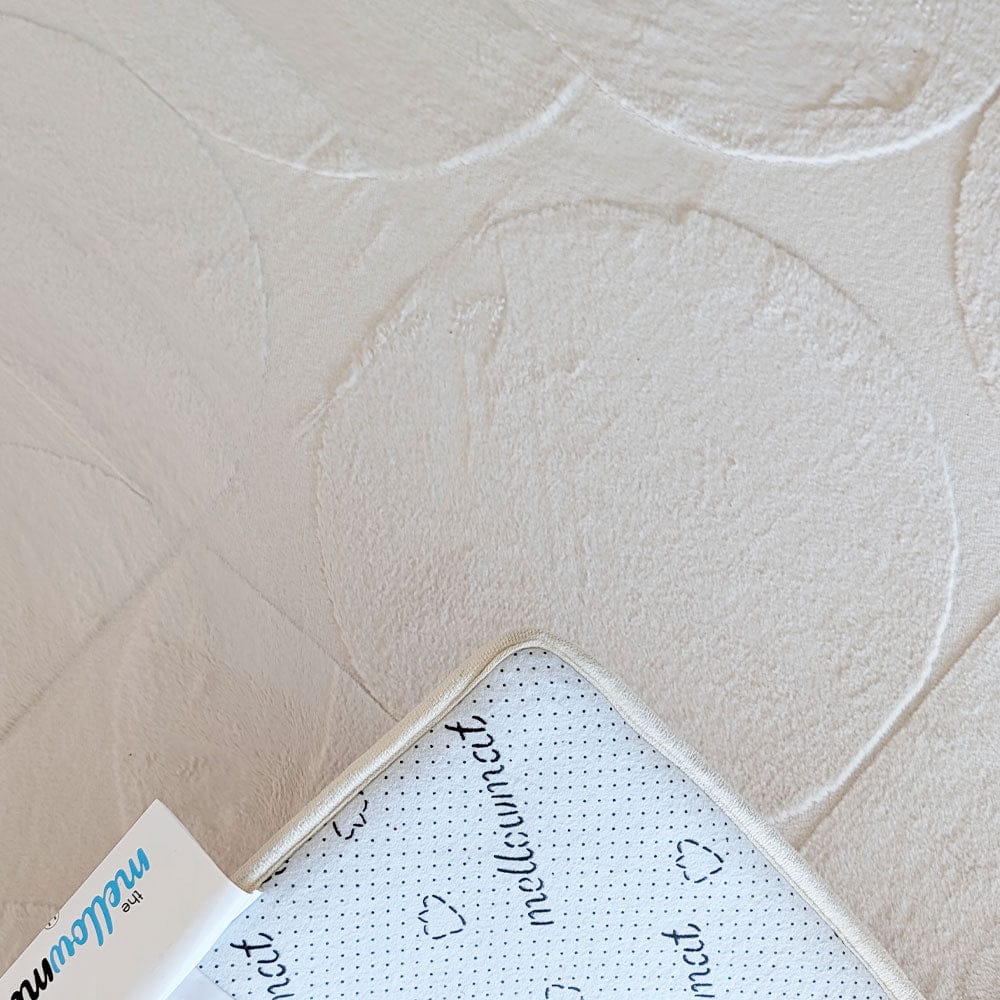Neptune Blanket Floor Mat Medium - (1.5 x 2m) / Vanilla Cream The Mellow Mat® Soft Orbit 3D (Soft Touch Sensory Tatami Rug)