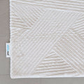 Neptune Blanket Floor Mat Medium - (1.5 x 2m) / Vanilla Cream The Mellow Mat® Vector Lines 3D (Soft Touch Sensory Tatami Rug) 3D07