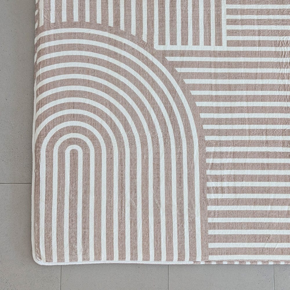 Neptune Blanket Floor Mat Medium - (1.52 x 2.03m) The Mellow Mat v2® Designer Print | Sahara Lines (Soft Touch Sensory Tatami Rug) PR13