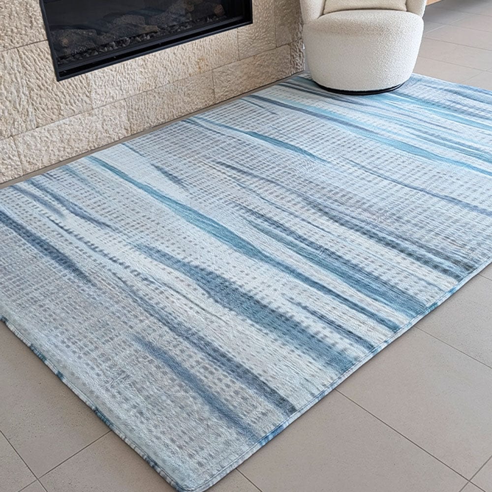 Neptune Blanket Floor Mat The Mellow Mat v2® Designer Print | Coastal Drift (Soft Touch Sensory Tatami Rug) PR12