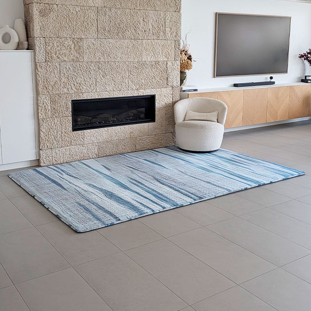 Neptune Blanket Floor Mat The Mellow Mat v2® Designer Print | Coastal Drift (Soft Touch Sensory Tatami Rug) PR12