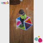 Triangle Liquid Floor Tiles 50cm, Set of 6 for Sensory Play