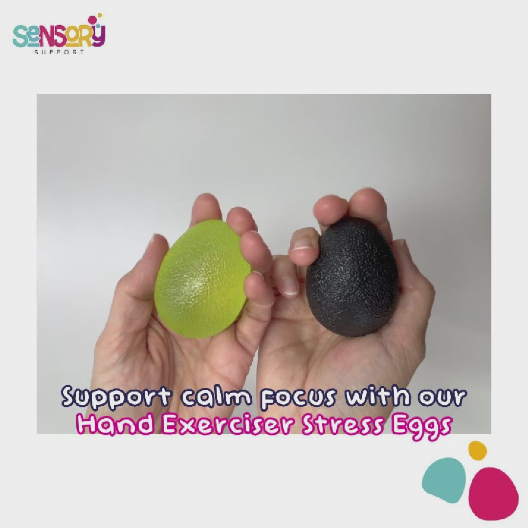 Hand Exerciser Stress Eggs, 3 Resistance Levels