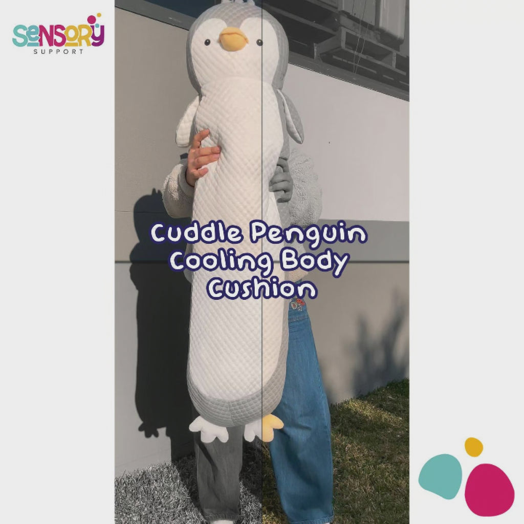 Penguin Cuddle Cushion, Giant Cooling Body Pillow