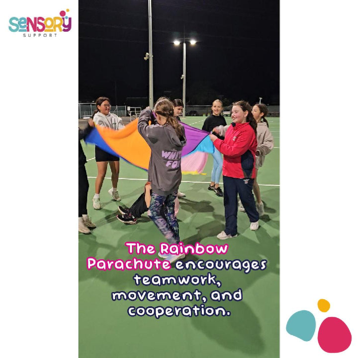 Rainbow Parachute – Group Movement and Sensory Fun for Schools