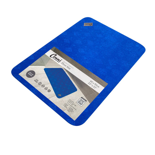 Quintro Healthcare Bathroom & Toilet Blue Conni Floor Mat - Classic