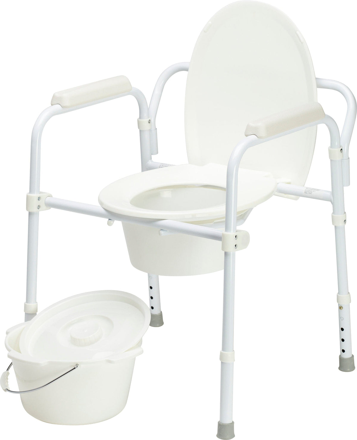 Quintro Healthcare Bathroom & Toilet Max Mobility Delta T14 Folding Commode Seat & Lid