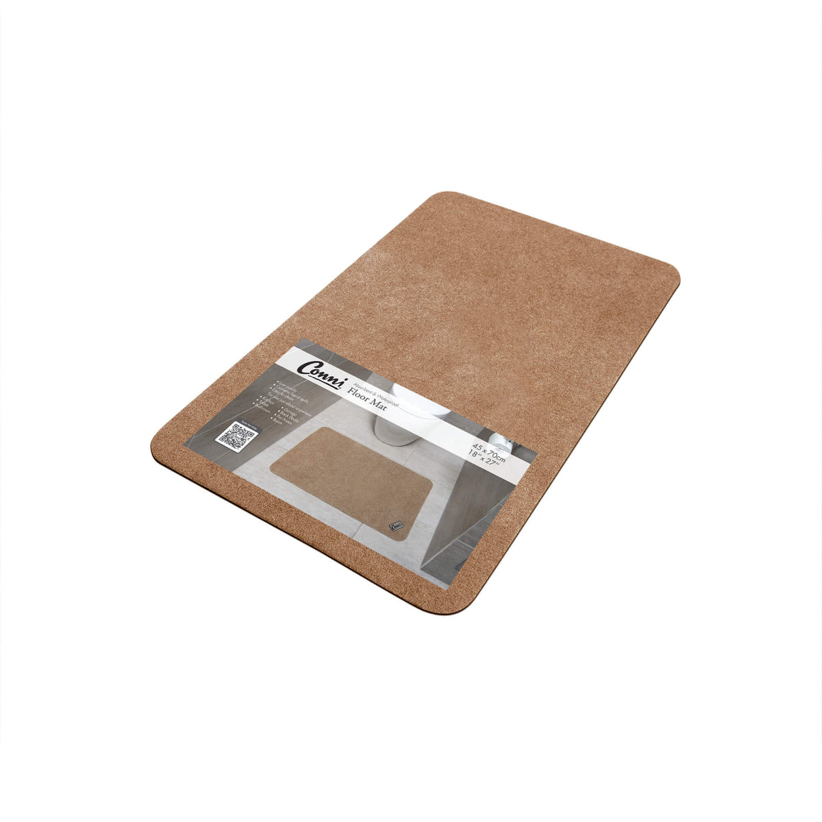 Quintro Healthcare Bathroom & Toilet Pebble Conni Floor Mat - Compact