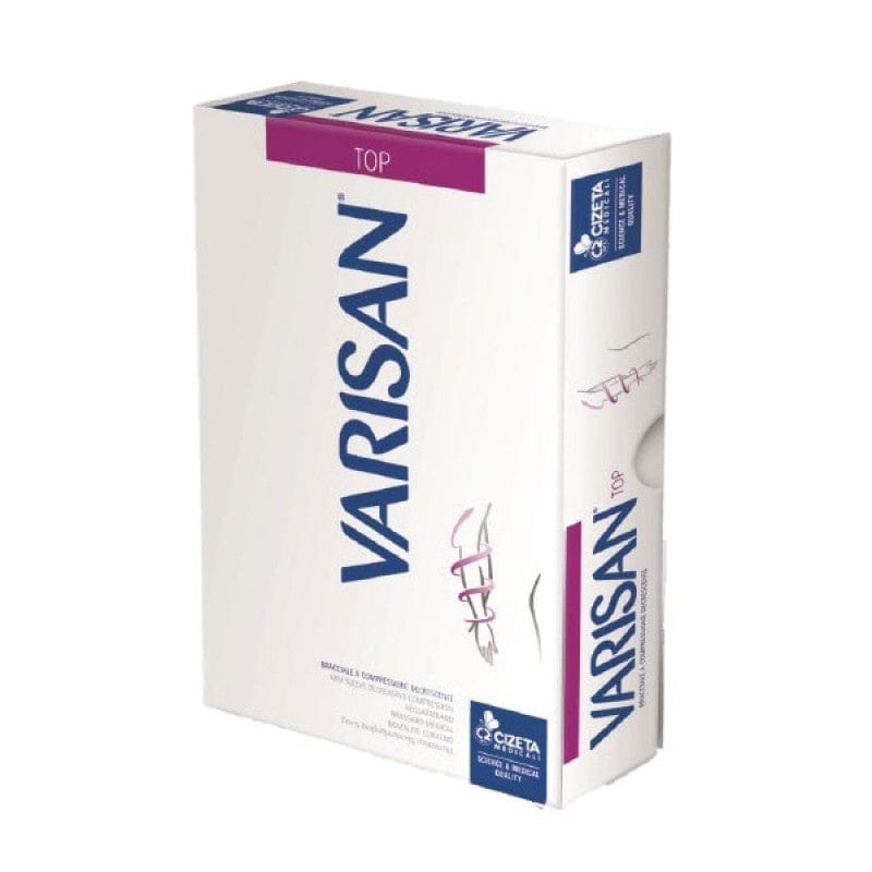 Quintro Healthcare Compression Black / 4+ Varisan Knee High TOP Stockings Short Ccl.2 (Open Toe) 6A4E1