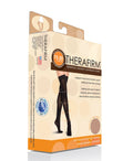 Quintro Healthcare Compression Black / Small Therafirm Unisex Thigh-High Stockings Closed Toe Mild Support 15-20mmHg