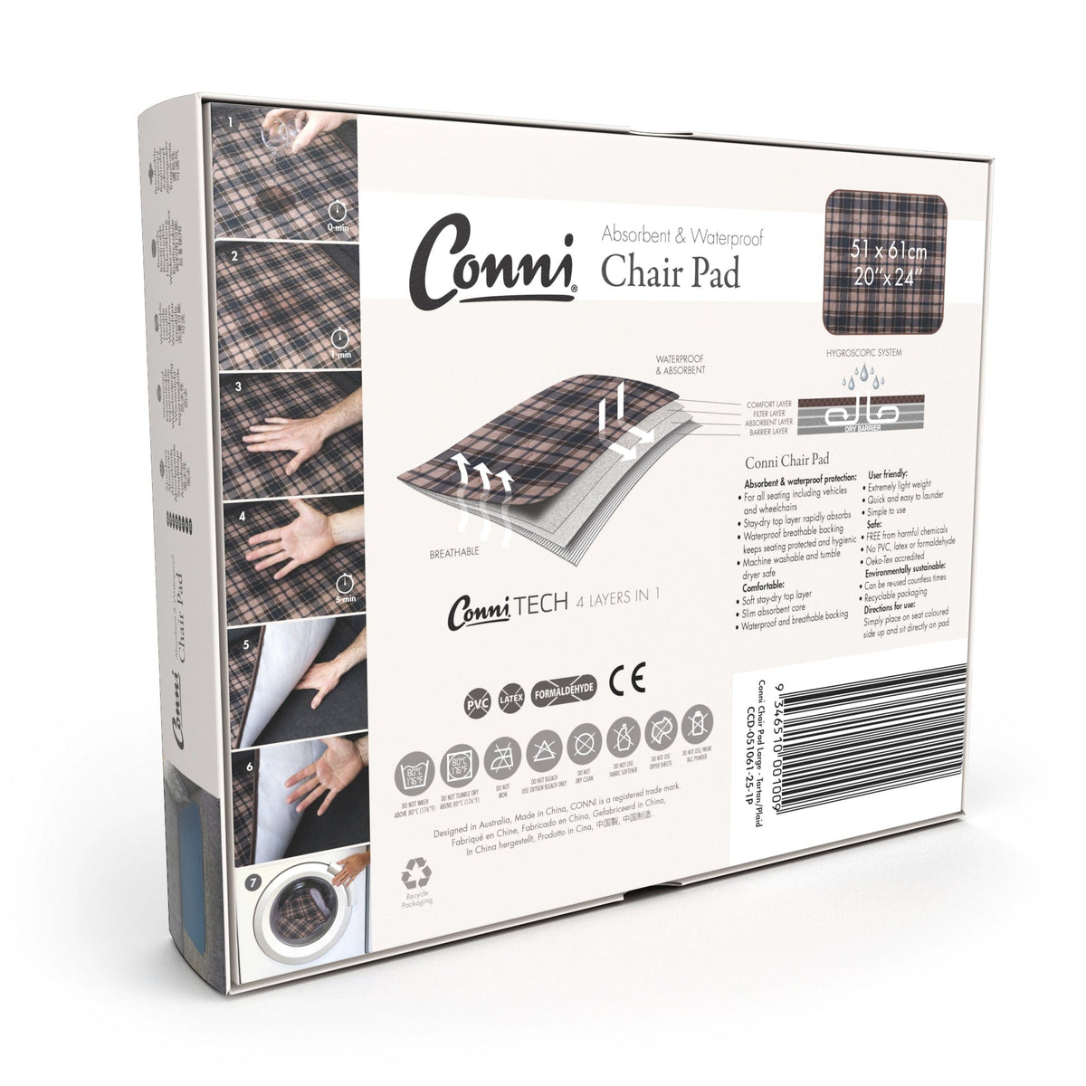 Quintro Healthcare Continence Conni Chair Pad Large