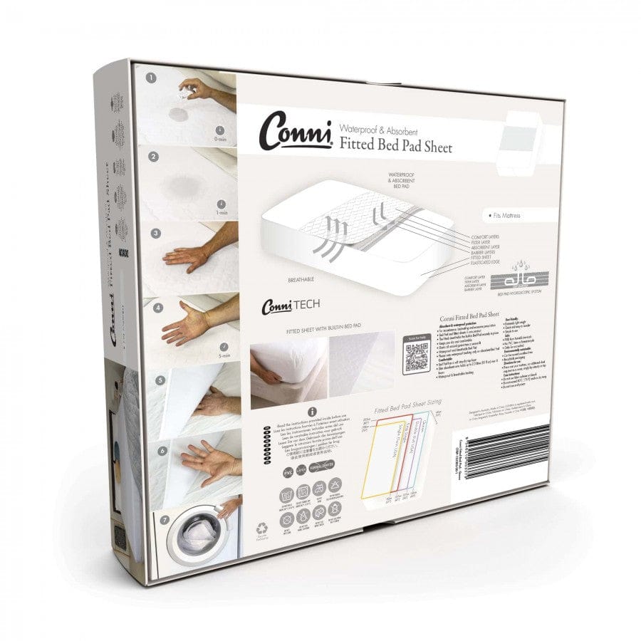 Quintro Healthcare Continence Conni Fitted Bed Pad Sheet - Single