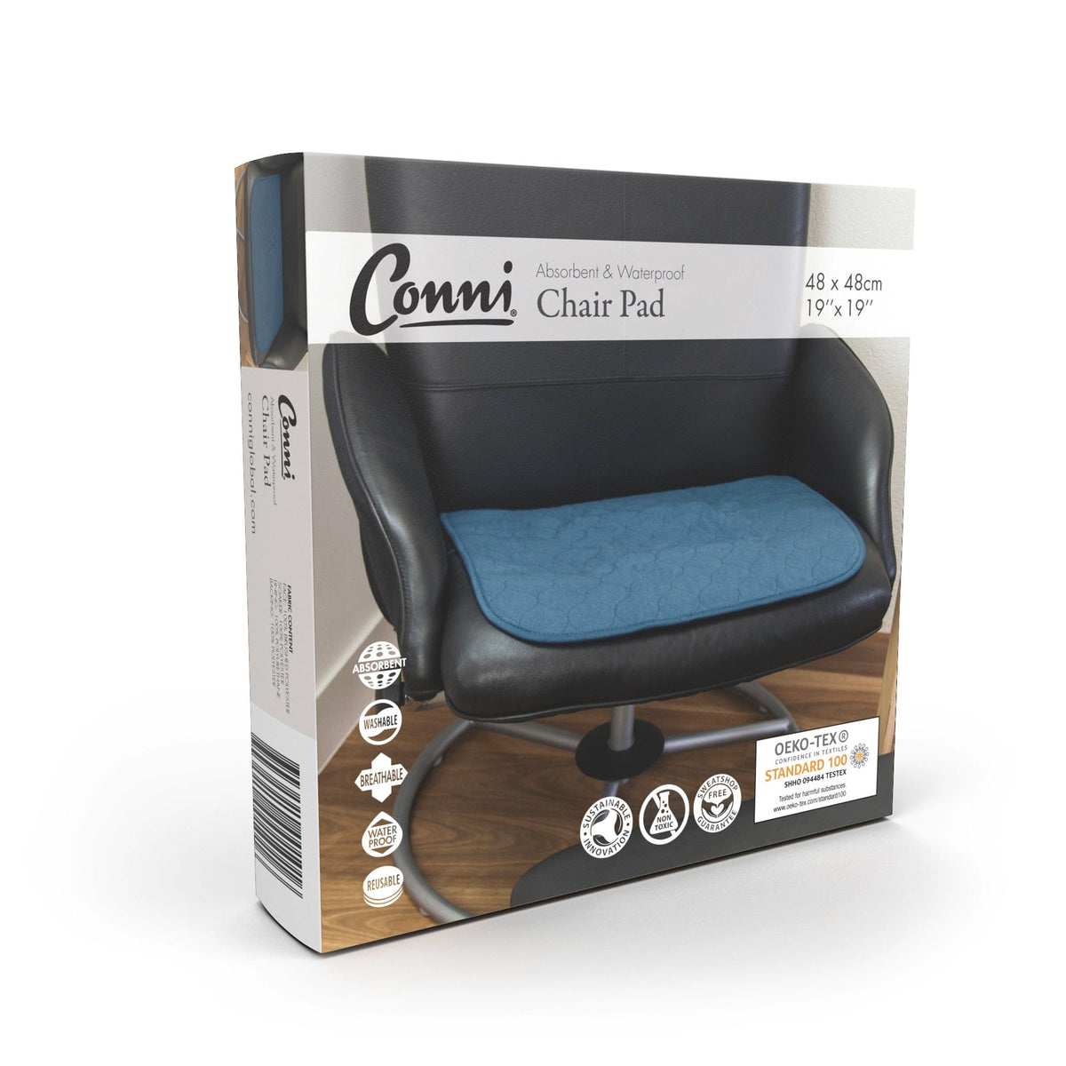 Quintro Healthcare Continence Teal Conni Chair Pad Small