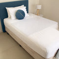Quintro Healthcare Continence White Conni Fitted Bed Pad Sheet - King Single