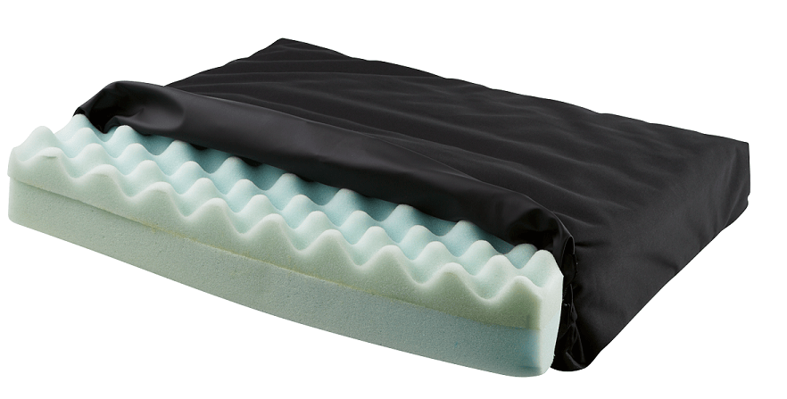 Quintro Healthcare Cushions & Pillows Max Mobility Wheelchair Cushion - Convoluted PU Foam & Gel Pad