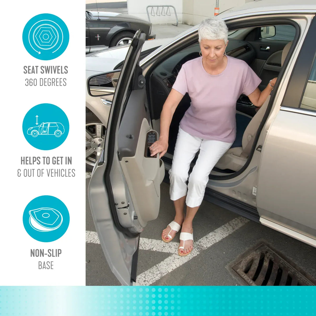 Quintro Healthcare Cushions & Pillows Stander EZ Swivel Seat Cushion