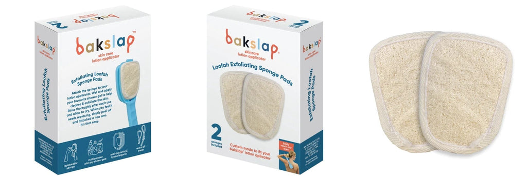 Quintro Healthcare Daily Living Aids Bakslap Exfoliating Loofah Replacement Pack (x3)