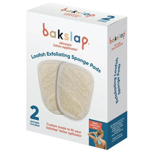 Quintro Healthcare Daily Living Aids Bakslap Exfoliating Loofah Replacement Pack (x3)