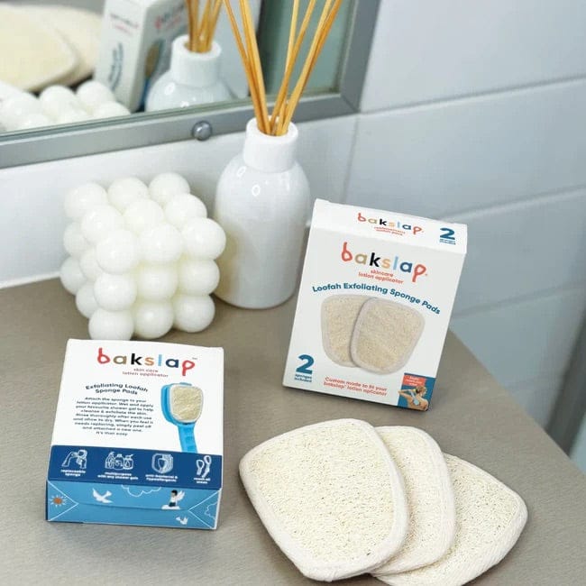 Quintro Healthcare Daily Living Aids Bakslap Exfoliating Loofah Replacement Pack (x3)