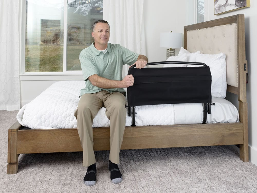 Quintro Healthcare Furniture & Supports Stander 30" Safety Bed Rail & Pouch