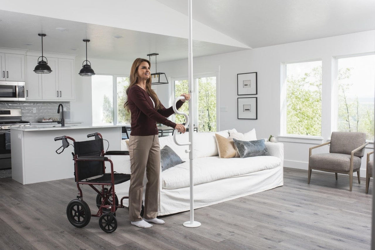 Quintro Healthcare Furniture & Supports Stander Wonder Pole Plus (Security Pole Curved Grab Bar)