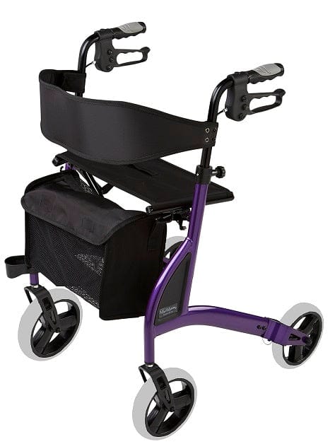 Quintro Healthcare Walking Aids Lilac Max Mobility Alpha 438s Rollator