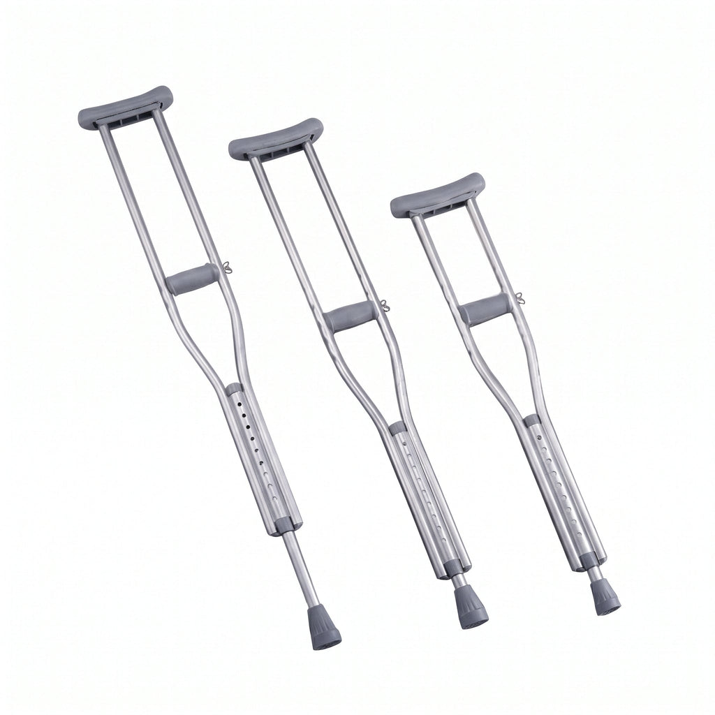 Quintro Healthcare Walking Aids Max Mobility Alpha Aluminium Underarm Crutches
