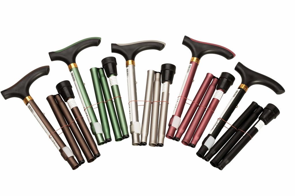 Quintro Healthcare Walking Aids Max Mobility Aluminium Folding Cane