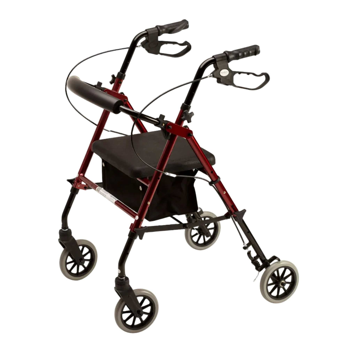 Quintro Healthcare Walking Aids Red Max Mobility Alpha 426 Rollator