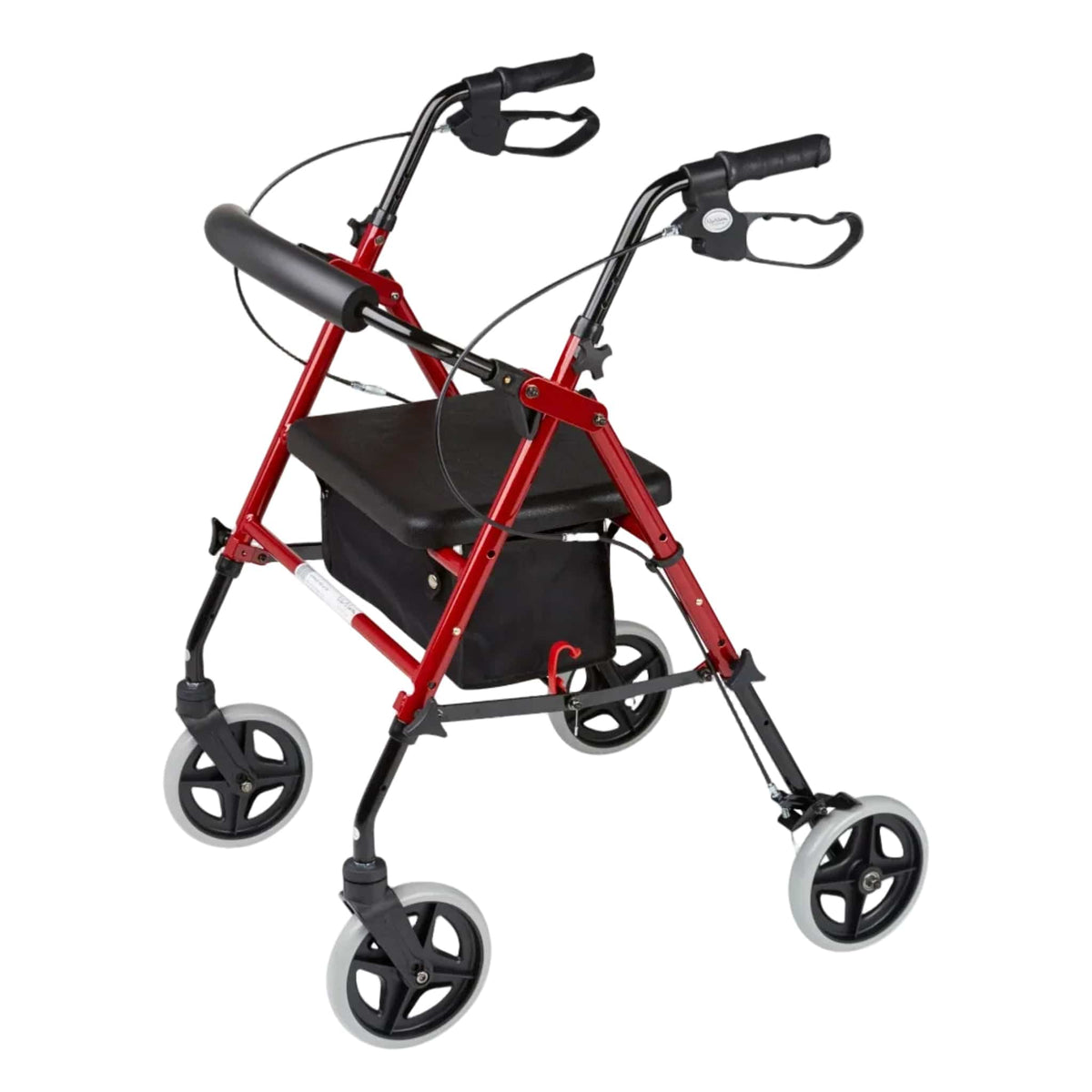 Quintro Healthcare Walking Aids Red Max Mobility Alpha 427 Rollator