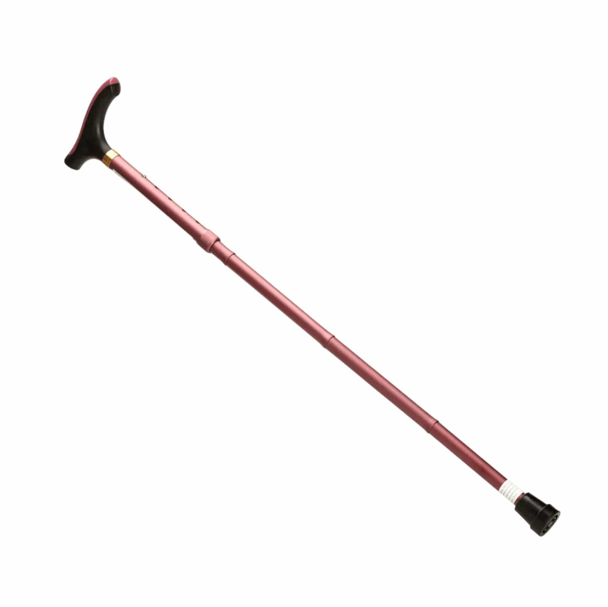 Quintro Healthcare Walking Aids Red Max Mobility Aluminium Folding Cane