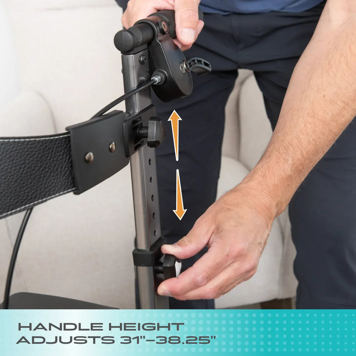 Quintro Healthcare Walking Aids Stander Wonder Rollator Heavy-Duty