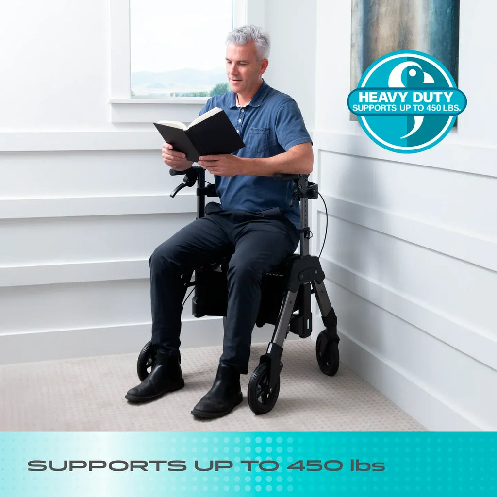 Quintro Healthcare Walking Aids Stander Wonder Rollator Heavy-Duty