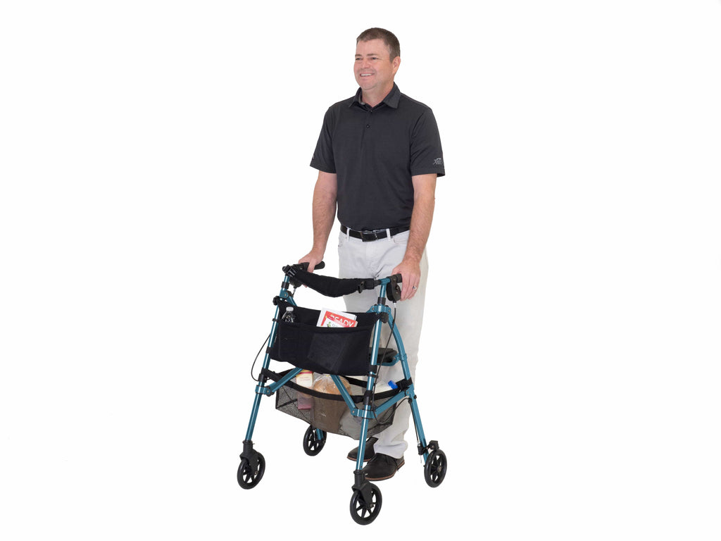 Quintro Healthcare Walking Aids Stander Wonder Rollator Plus (EZ Fold-N-Go Rollator)