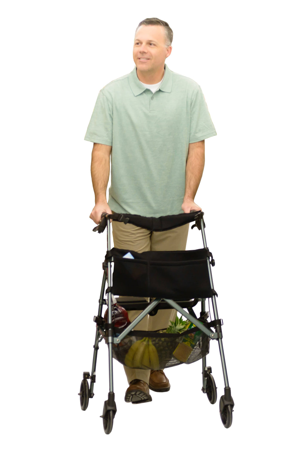 Quintro Healthcare Walking Aids Stander Wonder Rollator Plus (EZ Fold-N-Go Rollator)