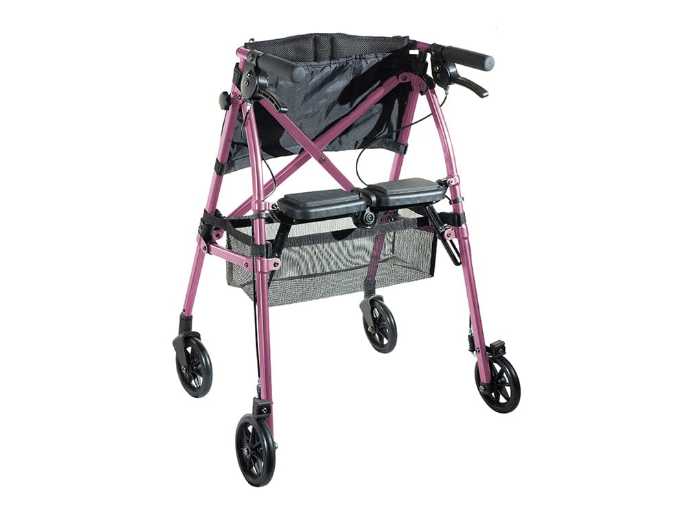 Quintro Healthcare Walking Aids Stander Wonder Rollator Plus (EZ Fold-N-Go Rollator)