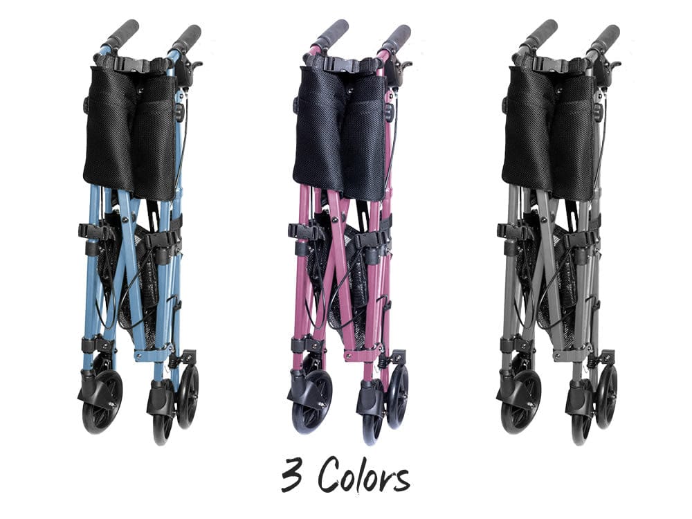 Quintro Healthcare Walking Aids Stander Wonder Rollator Plus (EZ Fold-N-Go Rollator)