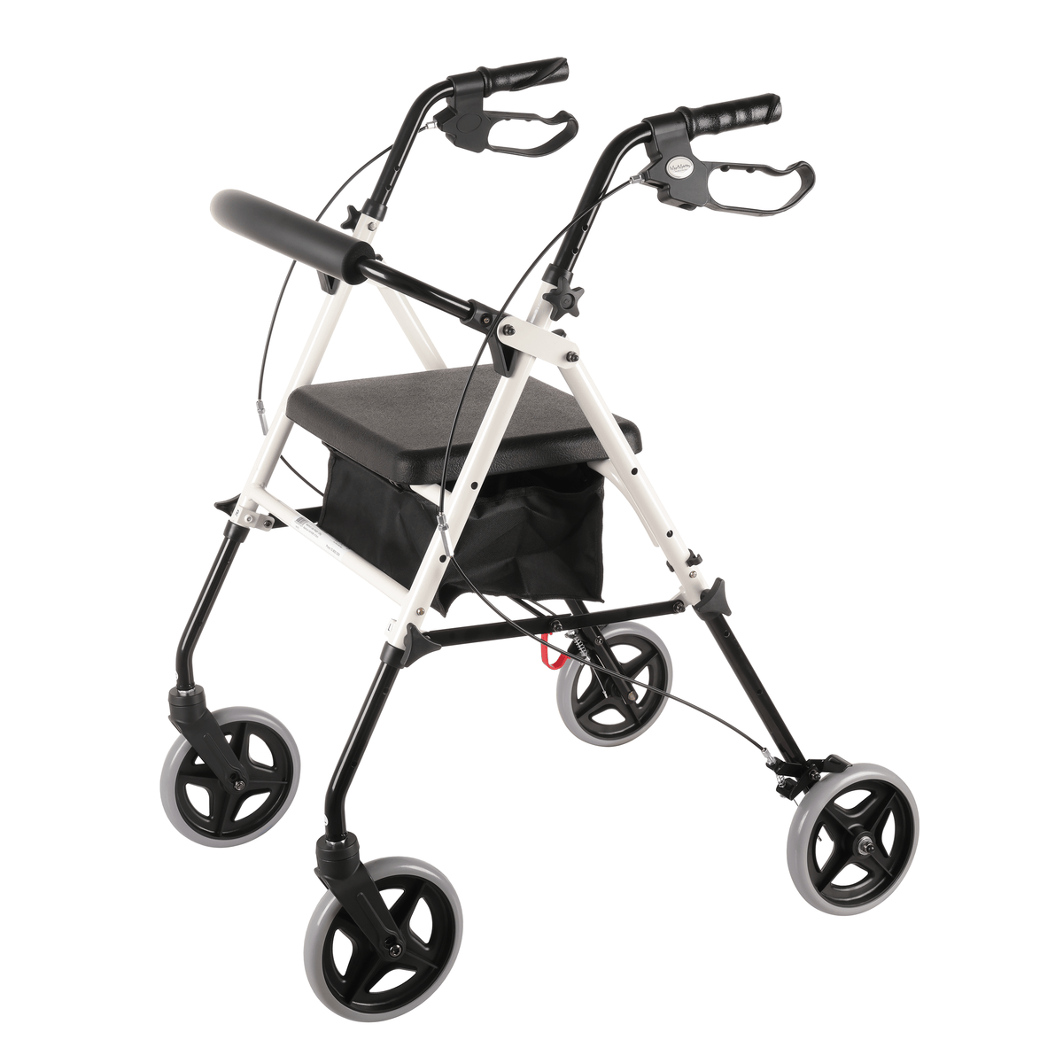 Quintro Healthcare Walking Aids White Max Mobility Alpha 427 Rollator