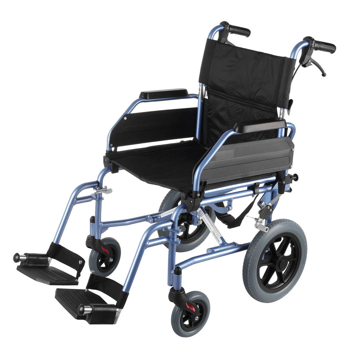 Quintro Healthcare Wheelchairs Blue Max Mobility TA1 Transit Wheelchair