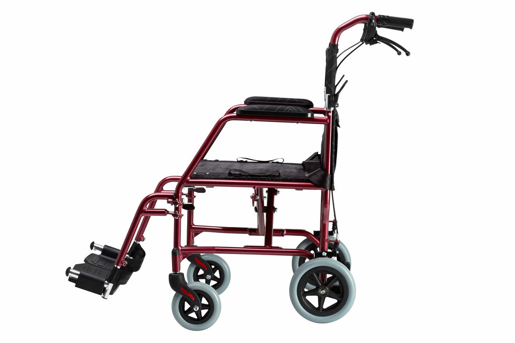 Quintro Healthcare Wheelchairs Max Mobility LA1 Lightweight Transit Wheelchair