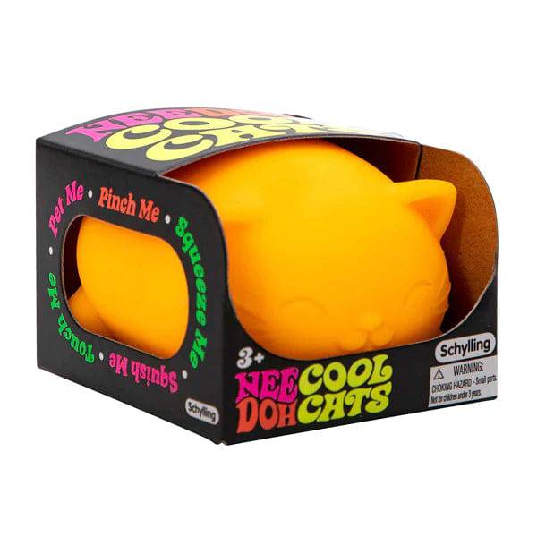 Schylling Hand Function Orange Nee-Doh Stress Ball - Cool Cats