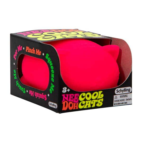 Schylling Hand Function Pink Nee-Doh Stress Ball - Cool Cats