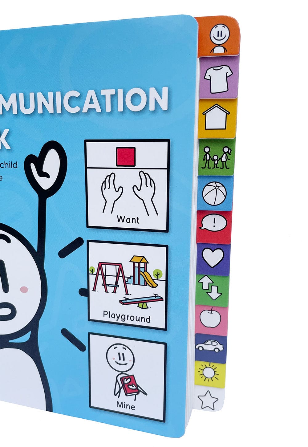 Sensory Support Classroom & School Tools My Communication Book – Picture-Based Tool to Give Every Child a Voice