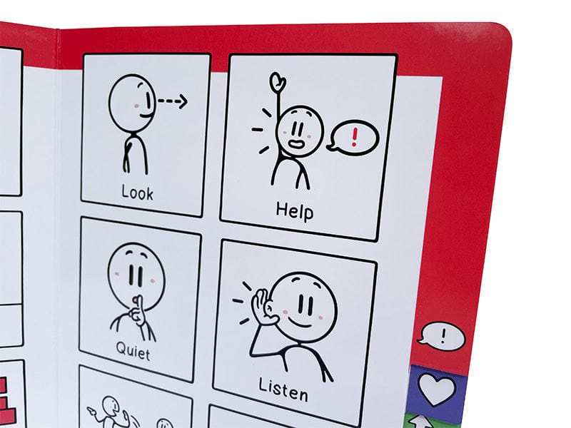 Sensory Support Classroom & School Tools My Communication Book – Picture-Based Tool to Give Every Child a Voice