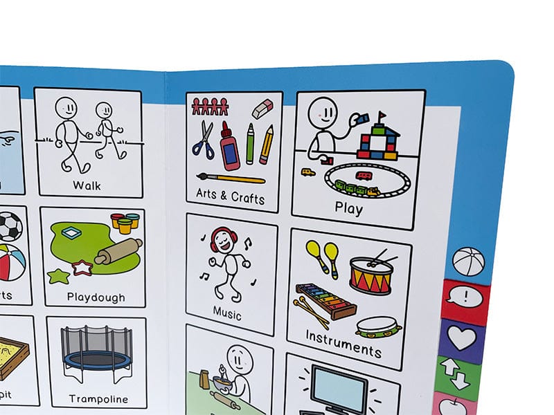 Sensory Support Classroom & School Tools My Communication Book – Picture-Based Tool to Give Every Child a Voice