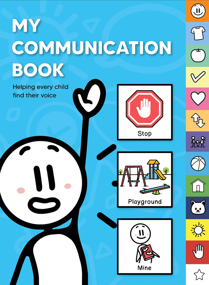 Sensory Support Classroom & School Tools My Communication Book – Picture-Based Tool to Give Every Child a Voice