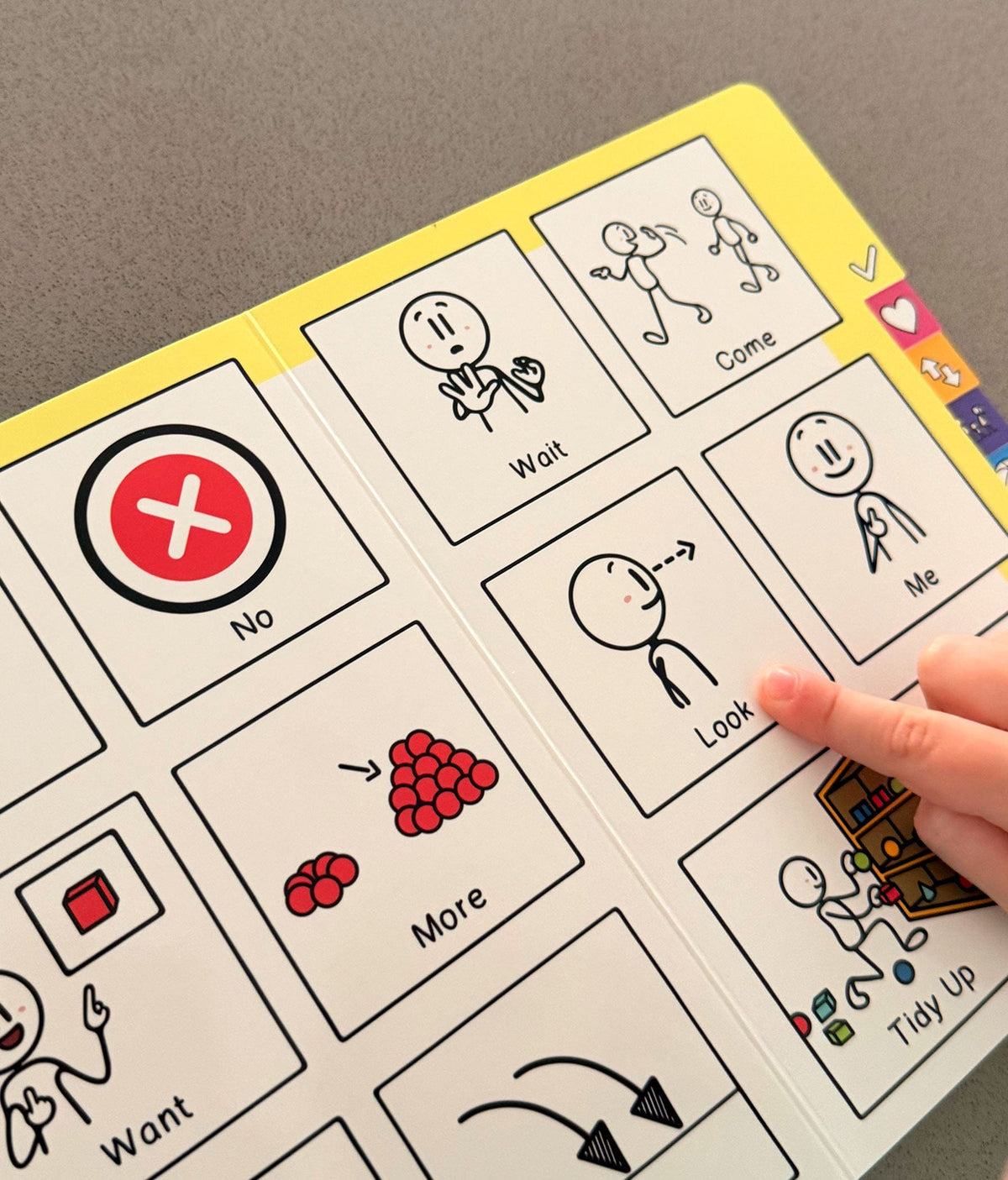 Sensory Support Classroom & School Tools My Communication Book – Picture-Based Tool to Give Every Child a Voice