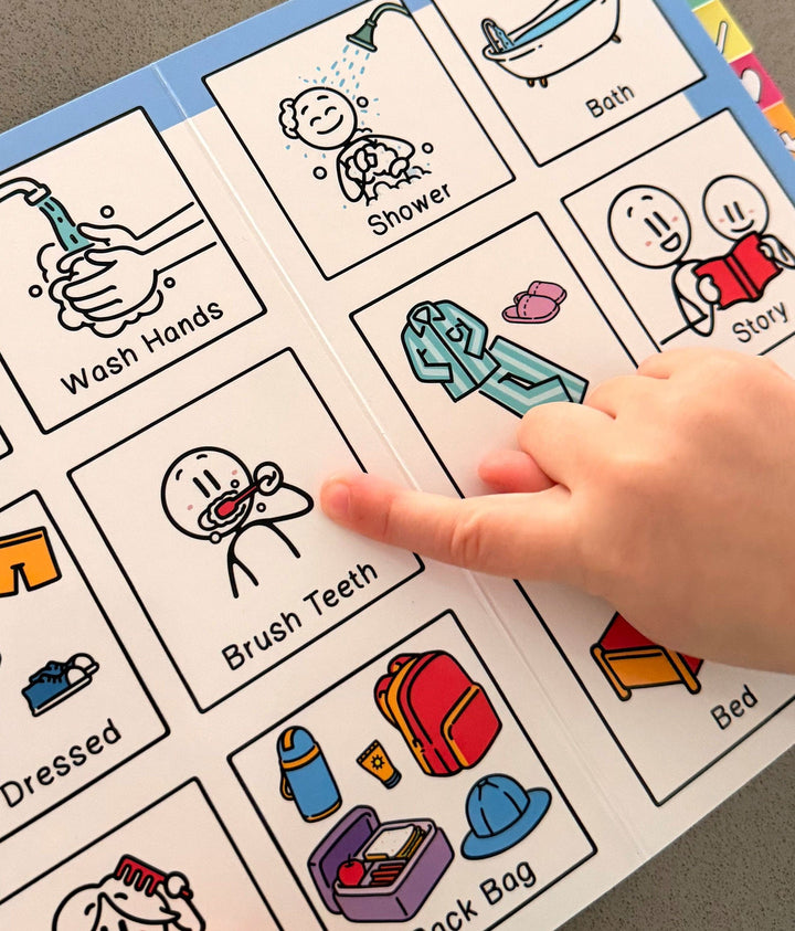 Sensory Support Classroom & School Tools My Communication Book – Picture-Based Tool to Give Every Child a Voice