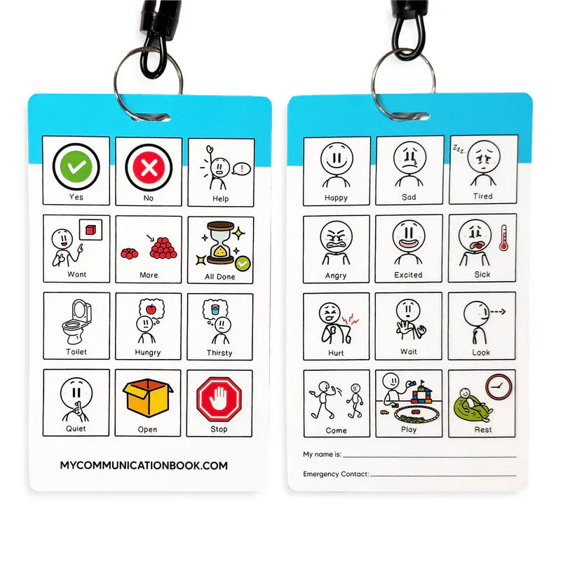 Sensory Support Classroom & School Tools My Communication Card - Every Day Words