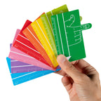 Sensory Support Classroom & School Tools Pack of 8 - One Finger Width Spacer Writing Tool